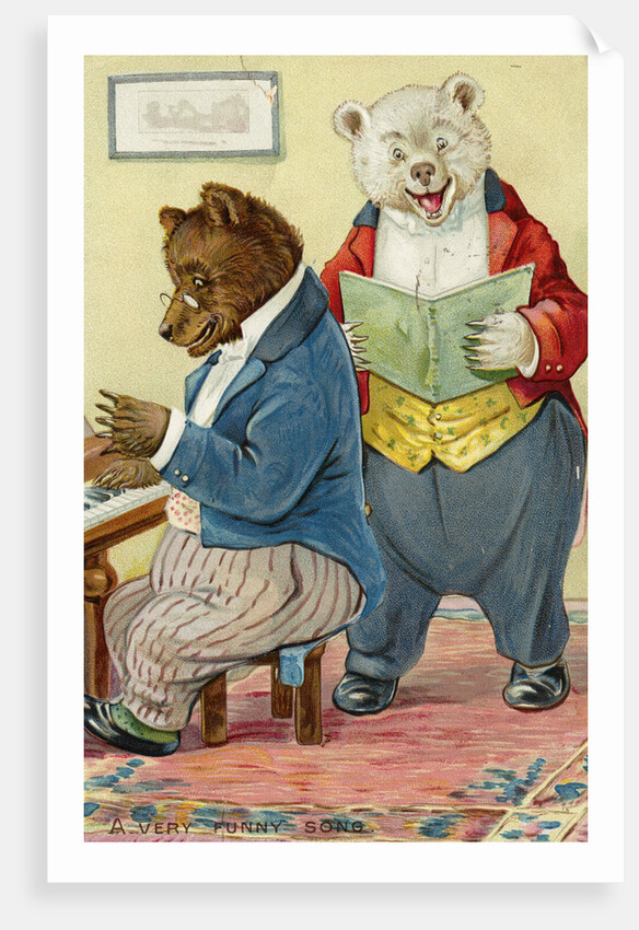 A Very Funny Song Postcard by Anonymous