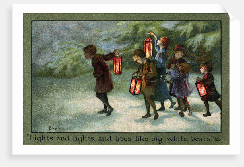 Lights and Lights, and Trees Like Big White Bears by Sybil Barham