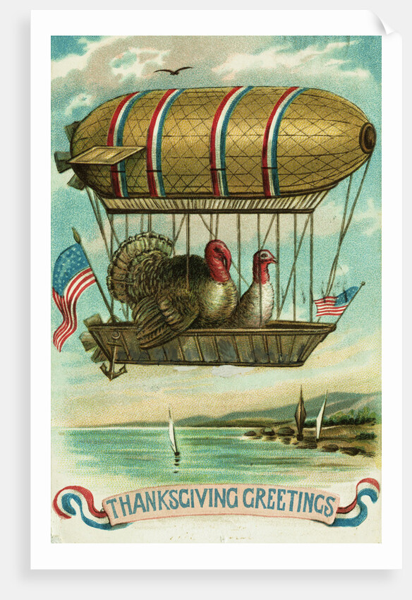 Thanksgiving Greetings Postcard by Anonymous
