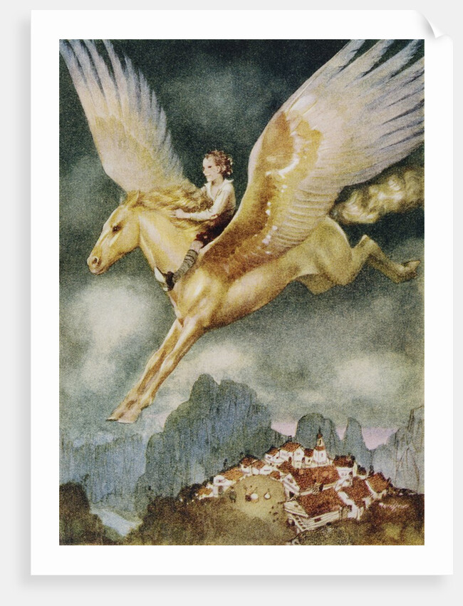 Little Rider from the Way-Away Land by Gustaf Tenggren