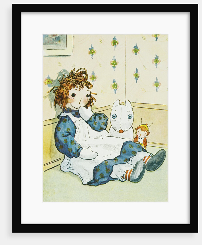 Book Illustration of a Raggedy Ann Doll by Johnny Gruelle