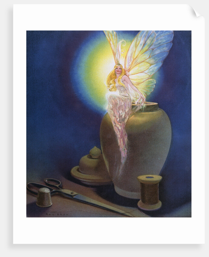 Book Illustration of Tinkerbell the Fairy by Roy Best