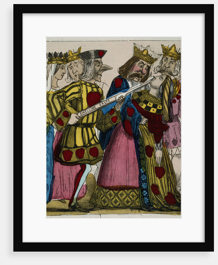 Book Illustration of the Queen of Hearts by Anonymous