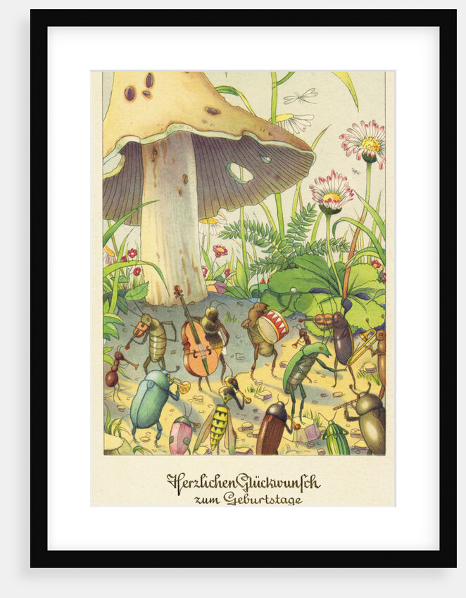 Herzlichen Gluckwunsch zum Geburtstage Postcard by Anonymous