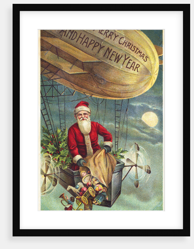 Merry Christmas and Happy New Year Postcard by Anonymous