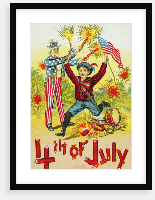 4th of July Postcard by Anonymous