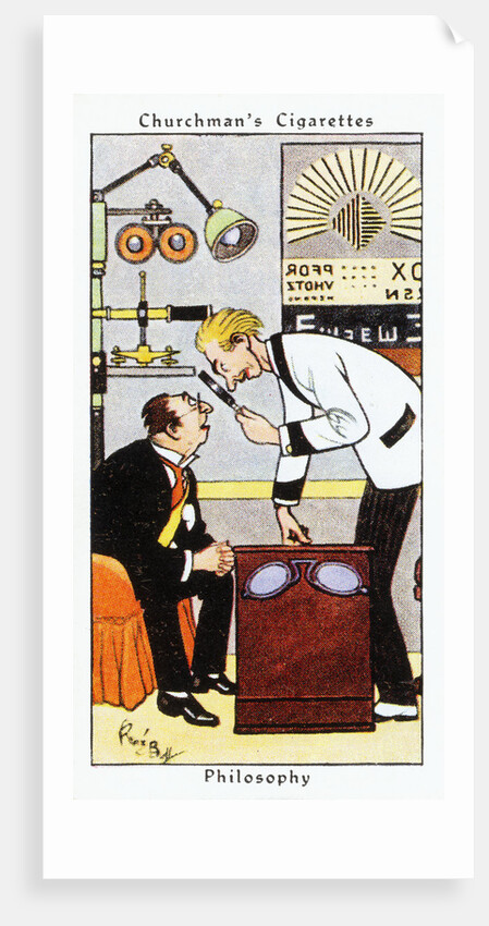 Philosophy Churchman's Cigarettes Trade Card by Anonymous