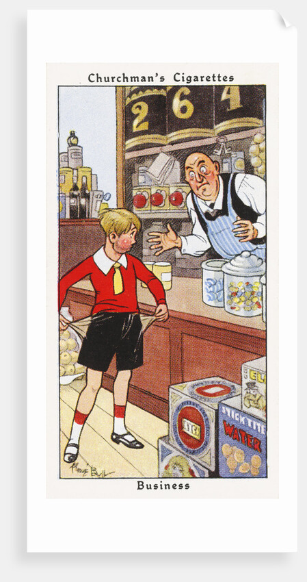 Business Churchman's Cigarettes Trade Card by Anonymous