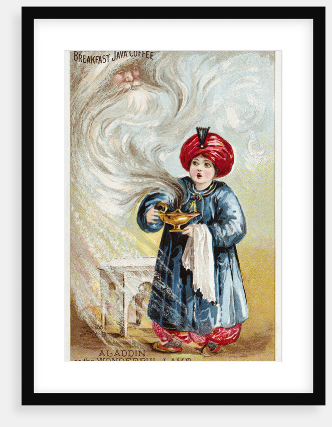Aladdin or the Wonderful Lamp Trade Card by Anonymous