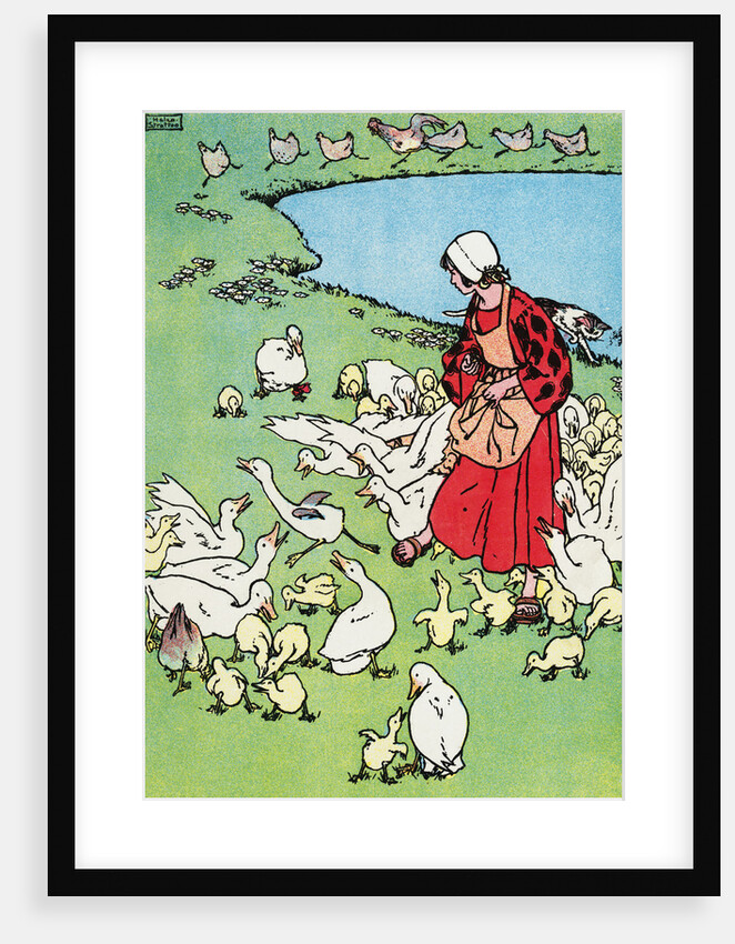 The Poultry Girl Kicks the Ugly Duckling by Helen Stratton