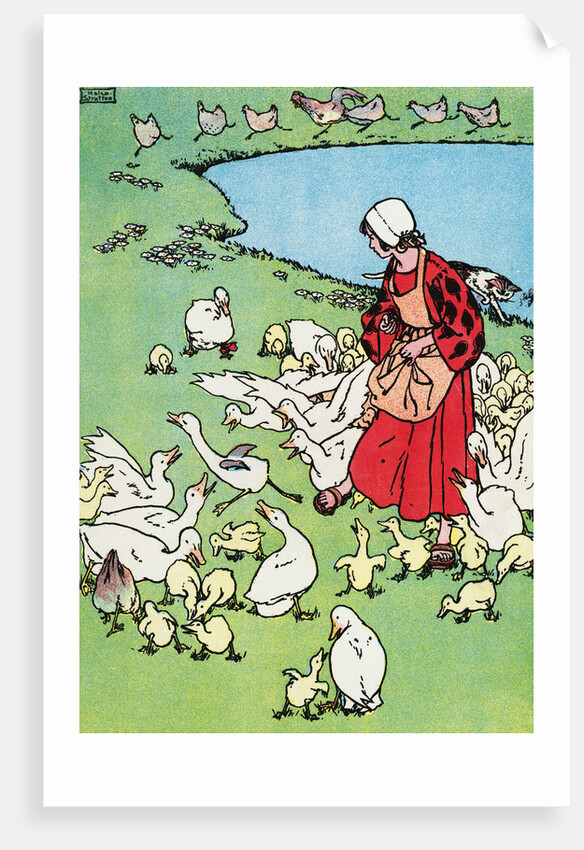 The Poultry Girl Kicks the Ugly Duckling by Helen Stratton