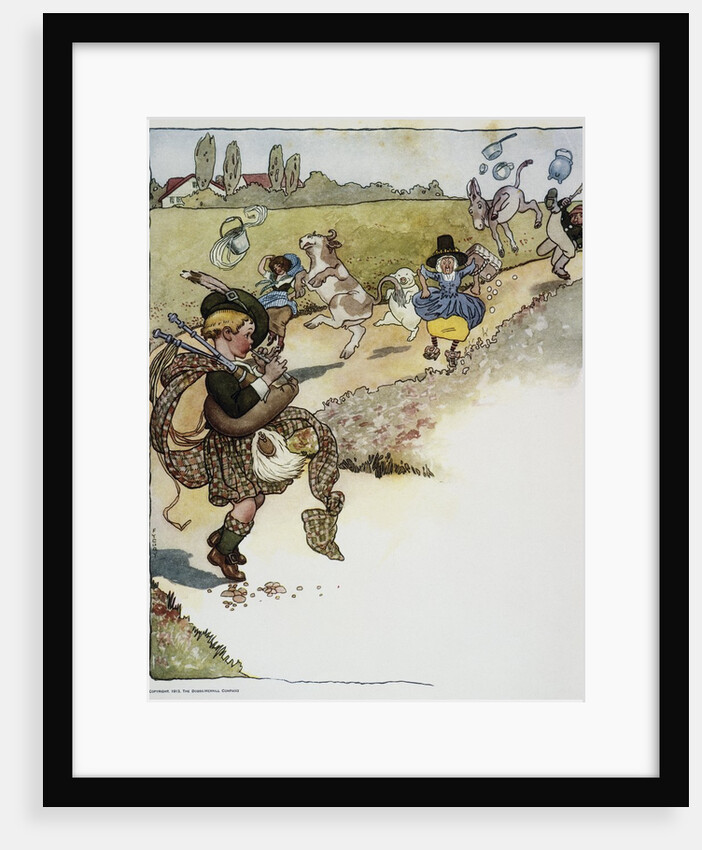 Illustration for Mother Goose Stories by Fanny Cory