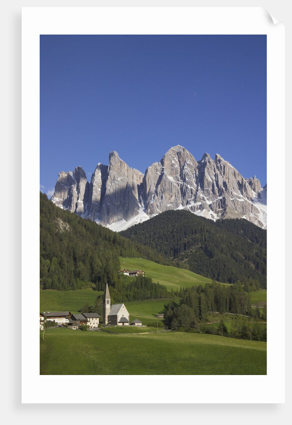 St. Maddalena Church in Val di Funes by Anonymous
