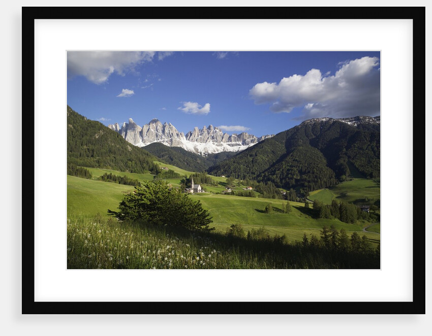 St. Maddalena Church in Val di Funes by Anonymous
