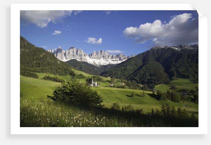 St. Maddalena Church in Val di Funes by Anonymous