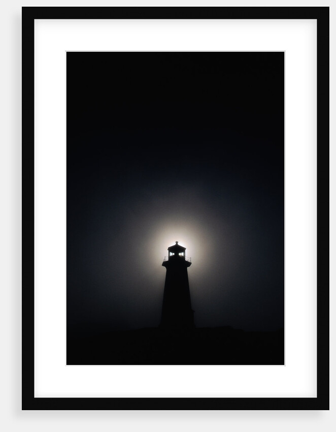 Lighthouse at Night in Peggy's Cove by Anonymous