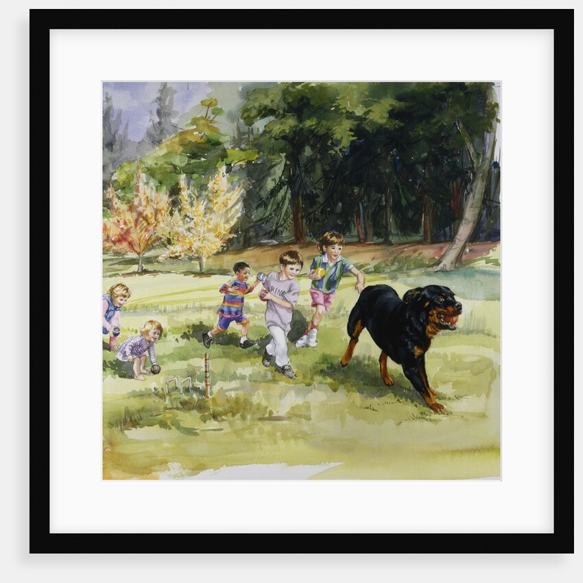 Carl Getting Chased from Follow Carl! by Alexandra Day