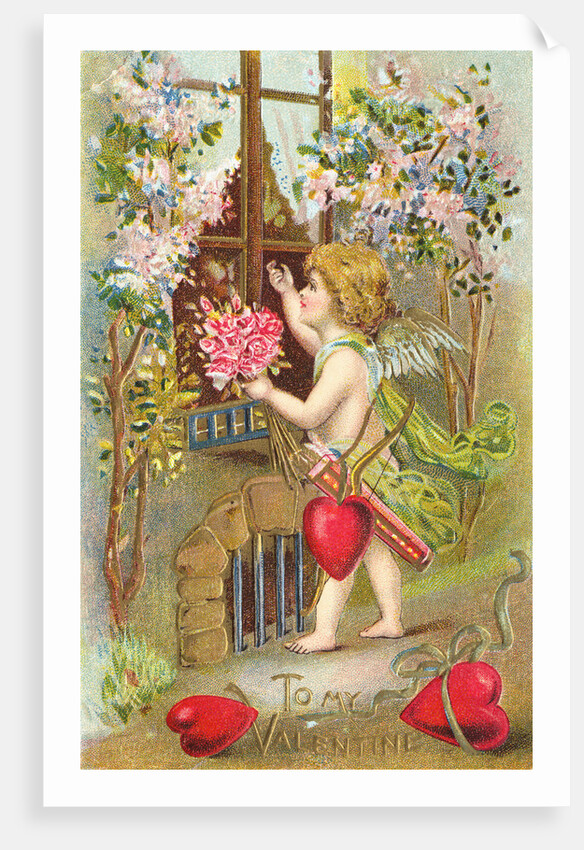 To My Valentine Postcard by Anonymous