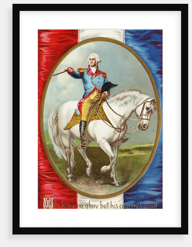 Who Knew No Glory but His Country's Good Postcard by Anonymous
