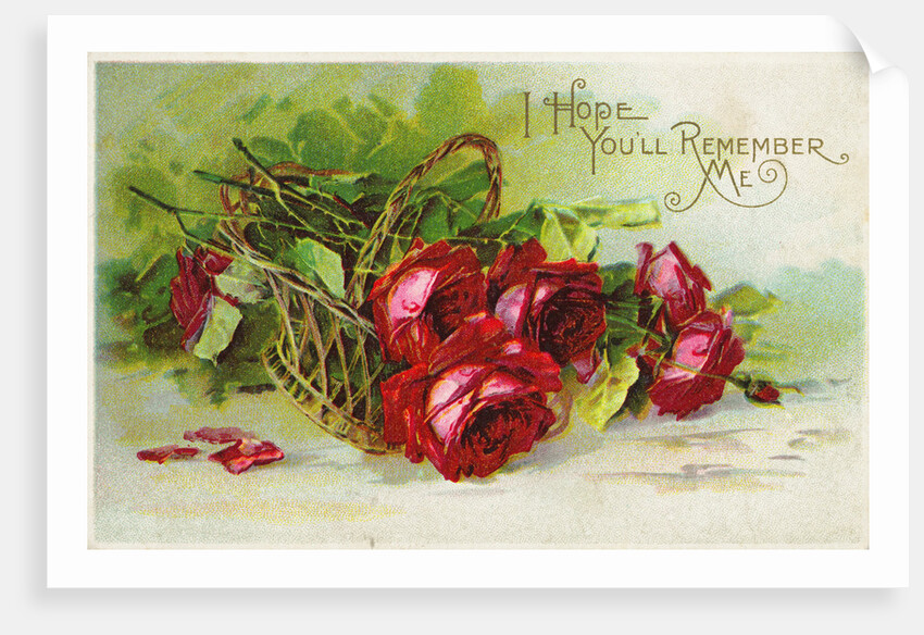 I Hope You'll Remember Me Postcard by Anonymous