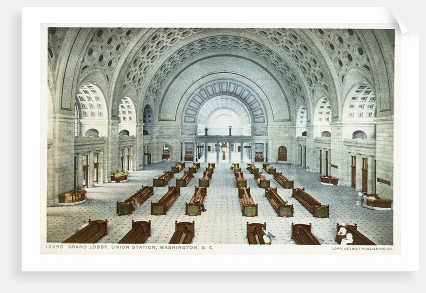 Grand Lobby, Union Station, Washington, D.C. Postcard by Anonymous
