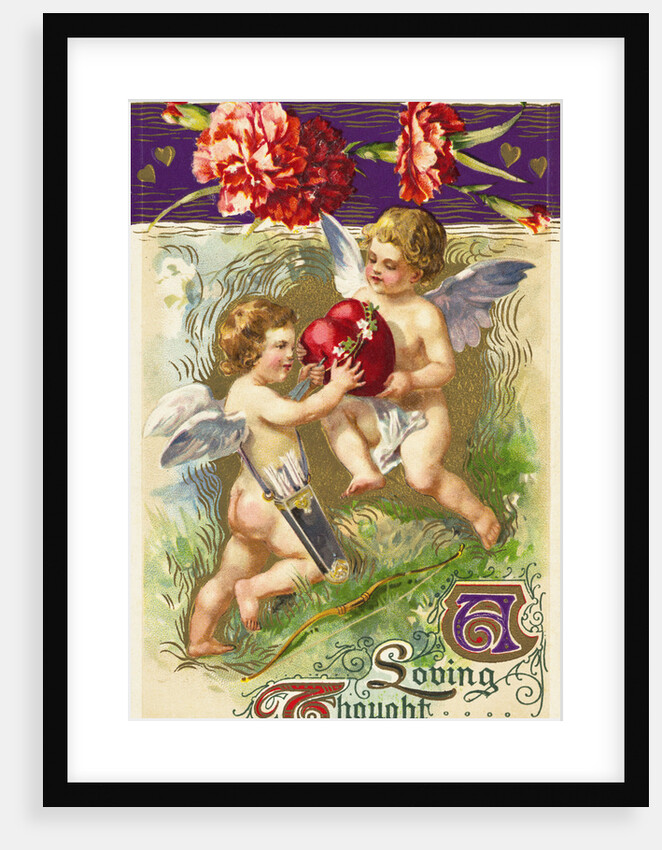 A Loving Thought Postcard by John Winsch