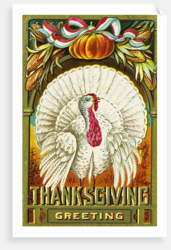 Thanksgiving Greeting Postcard by Anonymous