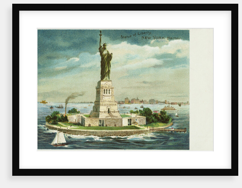Statue of Liberty, New York Harbor Postcard by Anonymous