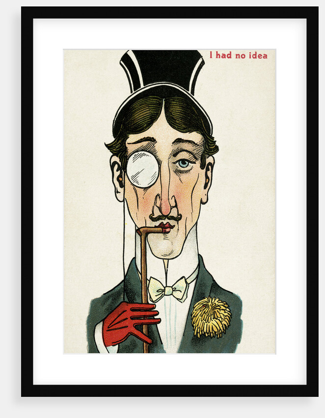 I Had No Idea Postcard by Anonymous