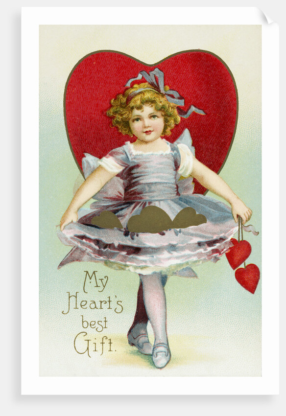 My Heart's Best Gift Valentine Postcard by Anonymous