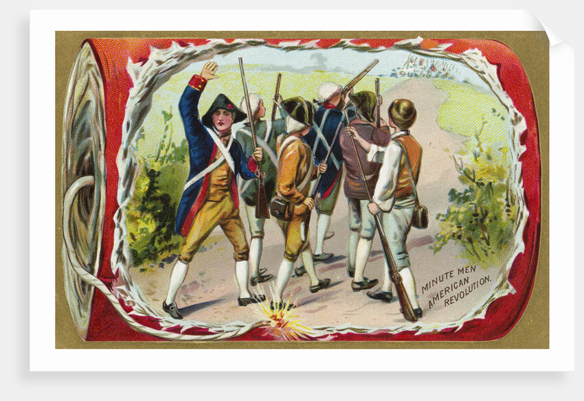 Minutemen, American Revolution Postcard by Anonymous