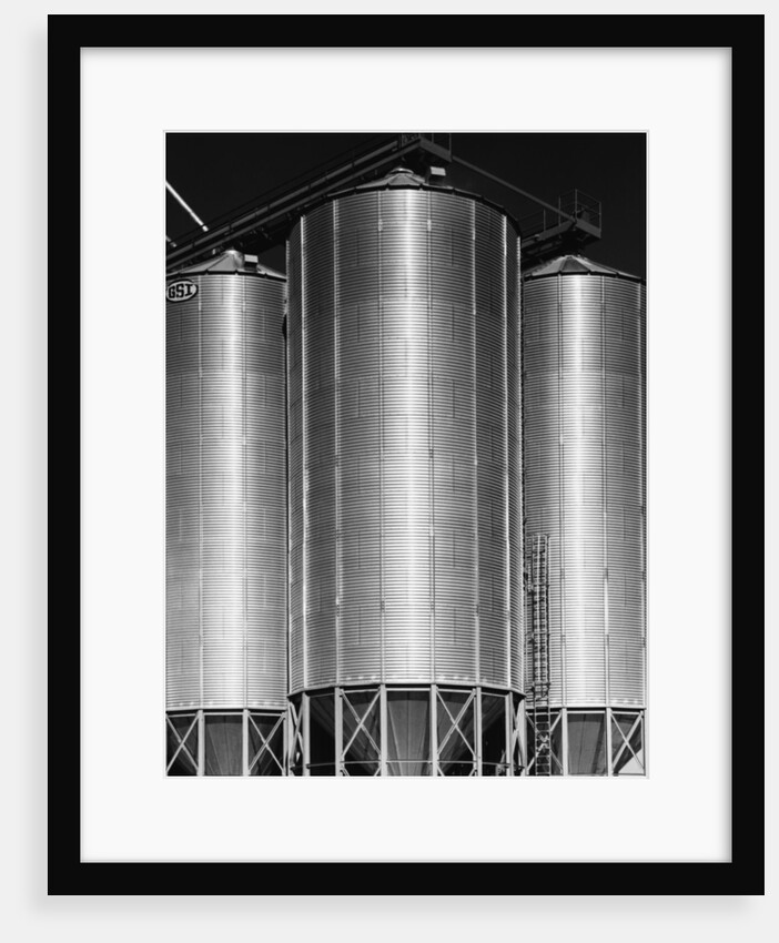 Corrugated Metal Silos #3 by Gordon Osmundson
