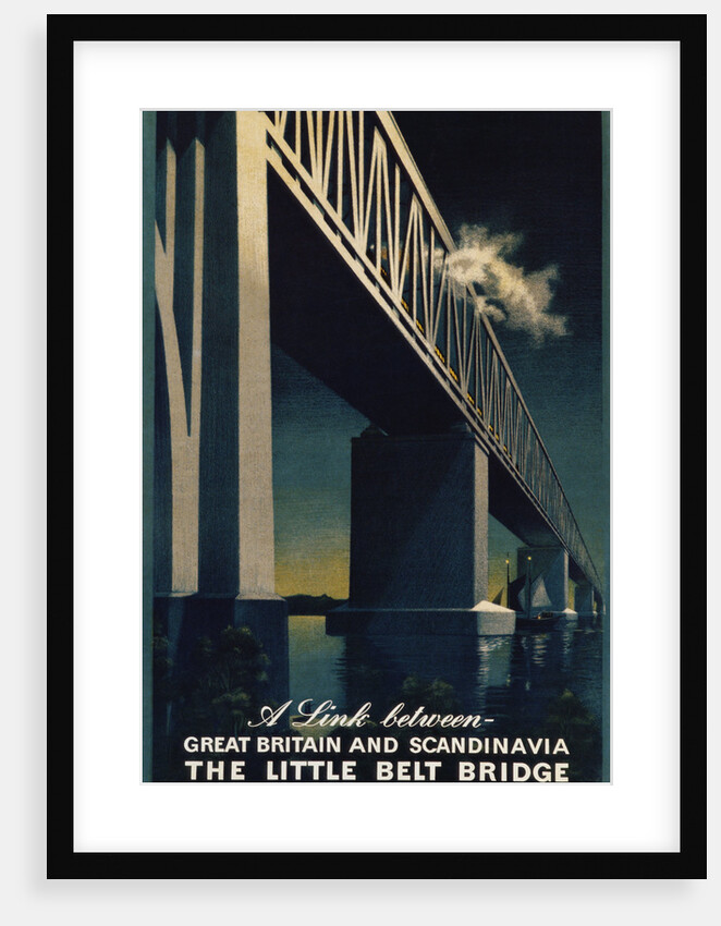 The Little Belt Bridge Poster by Aage Rasmussen