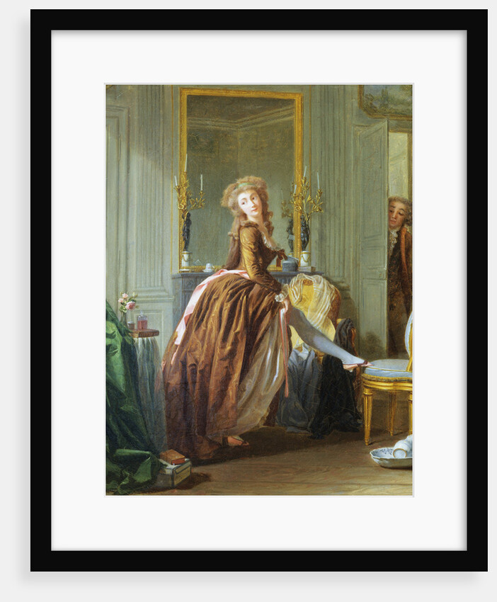 An Elegant Woman Dresses by Michel Garnier