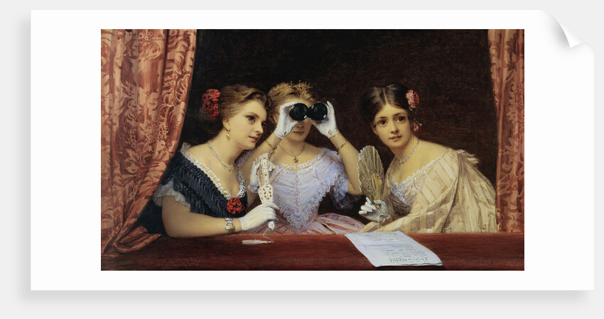 At the Theater by James Hayllar