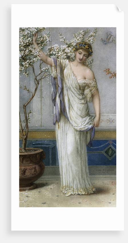 Falling Blossum by Augustus Jules Bouvier