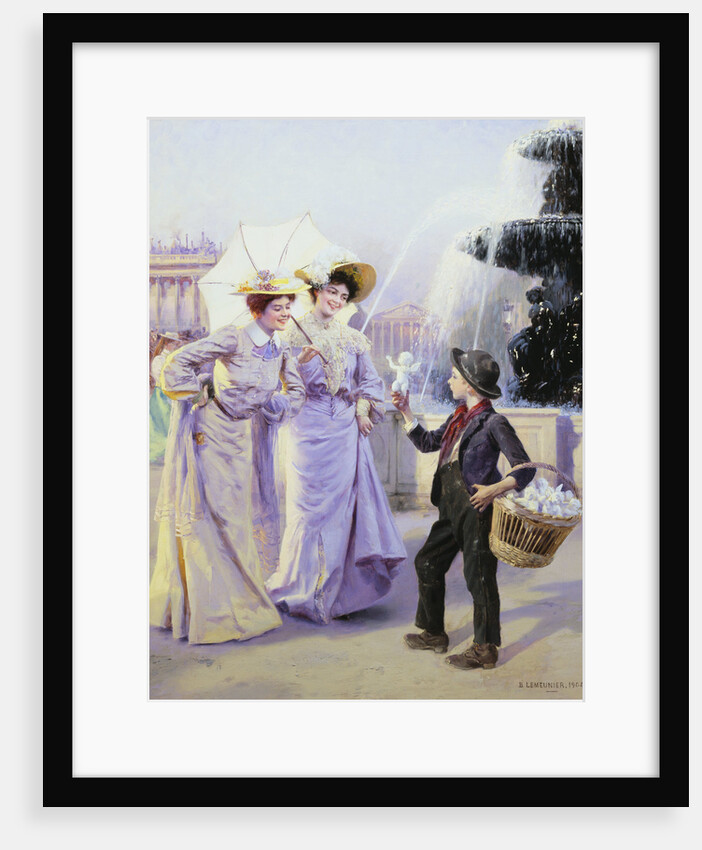 A Parisian Street Urchin by Basile Lemeunier