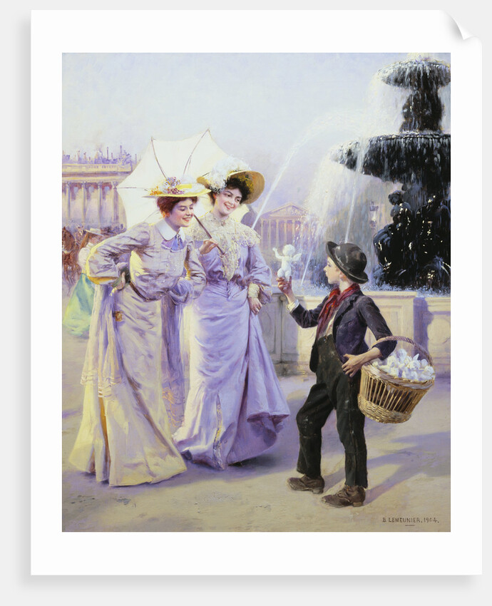 A Parisian Street Urchin by Basile Lemeunier