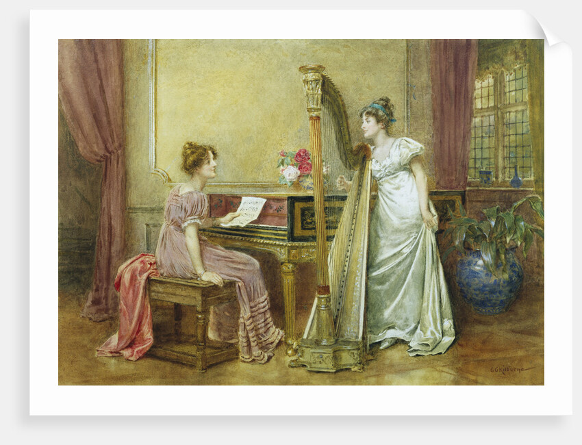 The Rehearsal by George Goodwin Kilburne