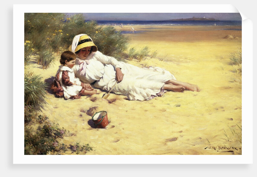 Playing with Mother by William Kay Blacklock