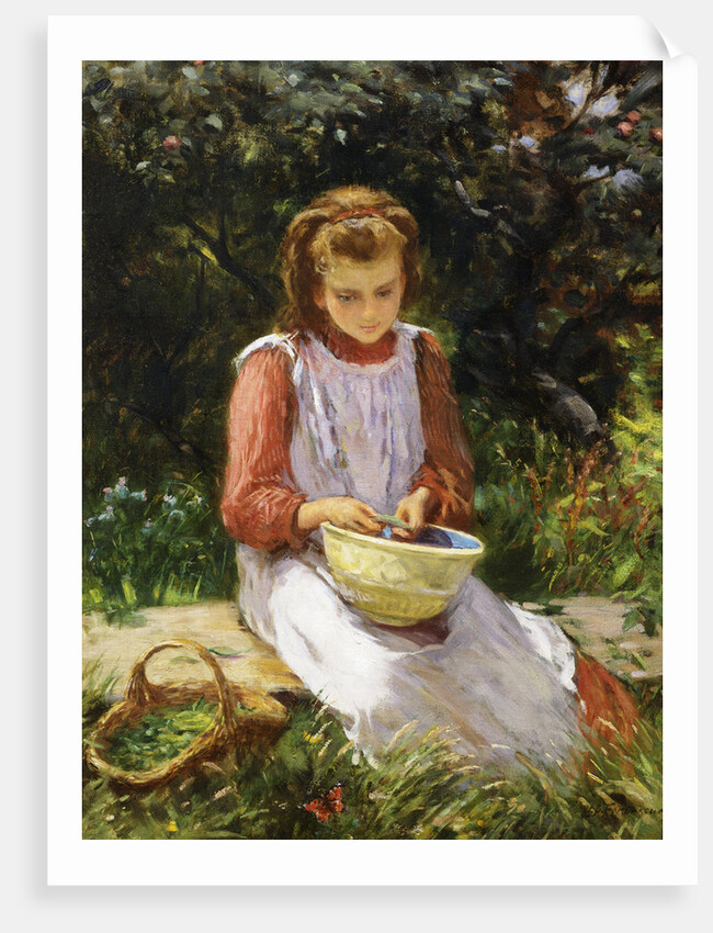 Shelling Peas by William Banks Fortescue