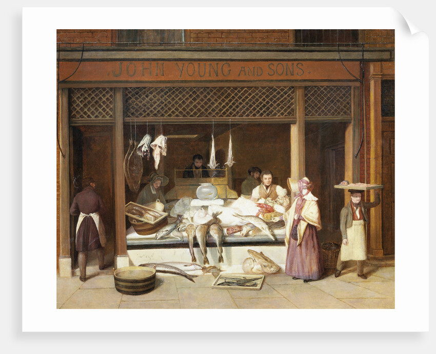 The Fish Shop by Agasse