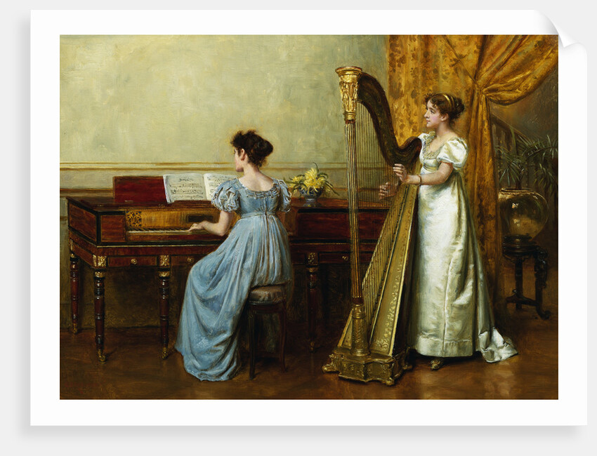 The Duet by George Goodwin Kilburne