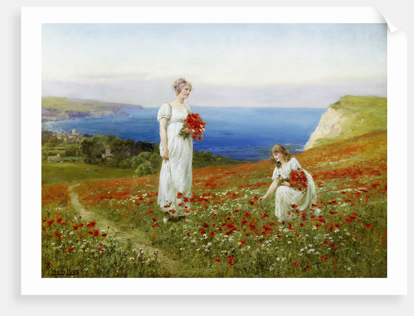 Gathering Poppies by Henry John Yeend King
