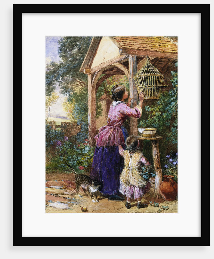 The Bird Cage by Myles Birket Foster