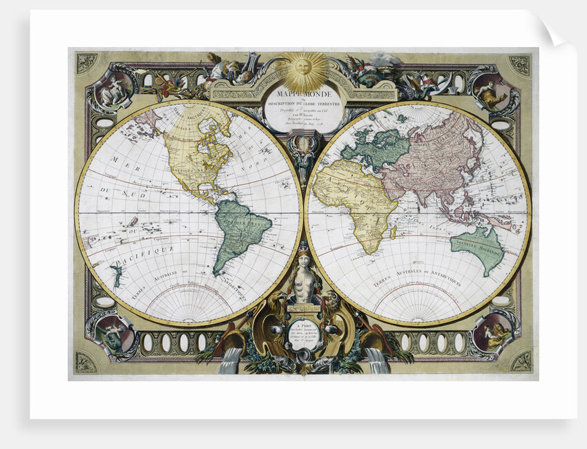 Mappe Monde by Rigobert Bonne