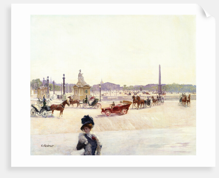 Paris, Place de la Concorde by Gustave Fraipont