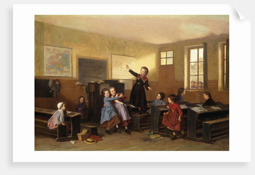 Whilst the Cat's Away by Theophile Emmanuel Duverger