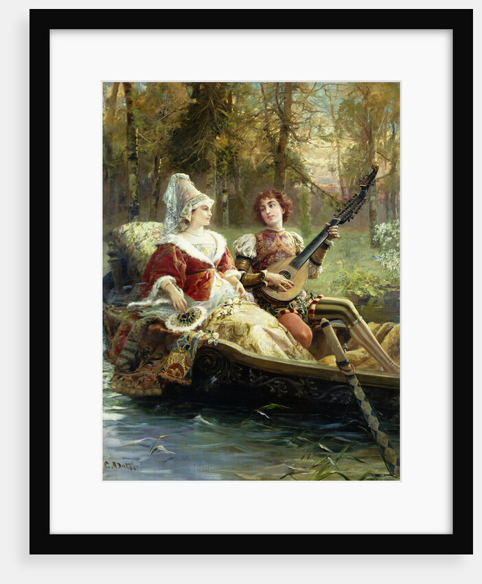 A Romantic Serenade by Cesare Agostino Detti