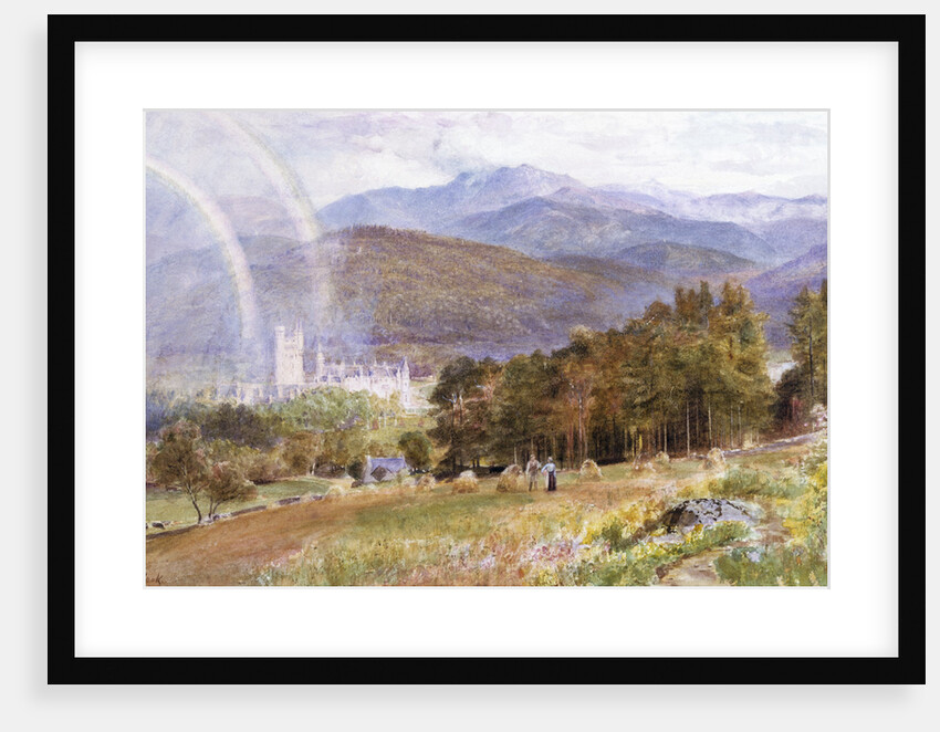 Balmoral Castle and Lochnagar by Ebenezer Wake Cook
